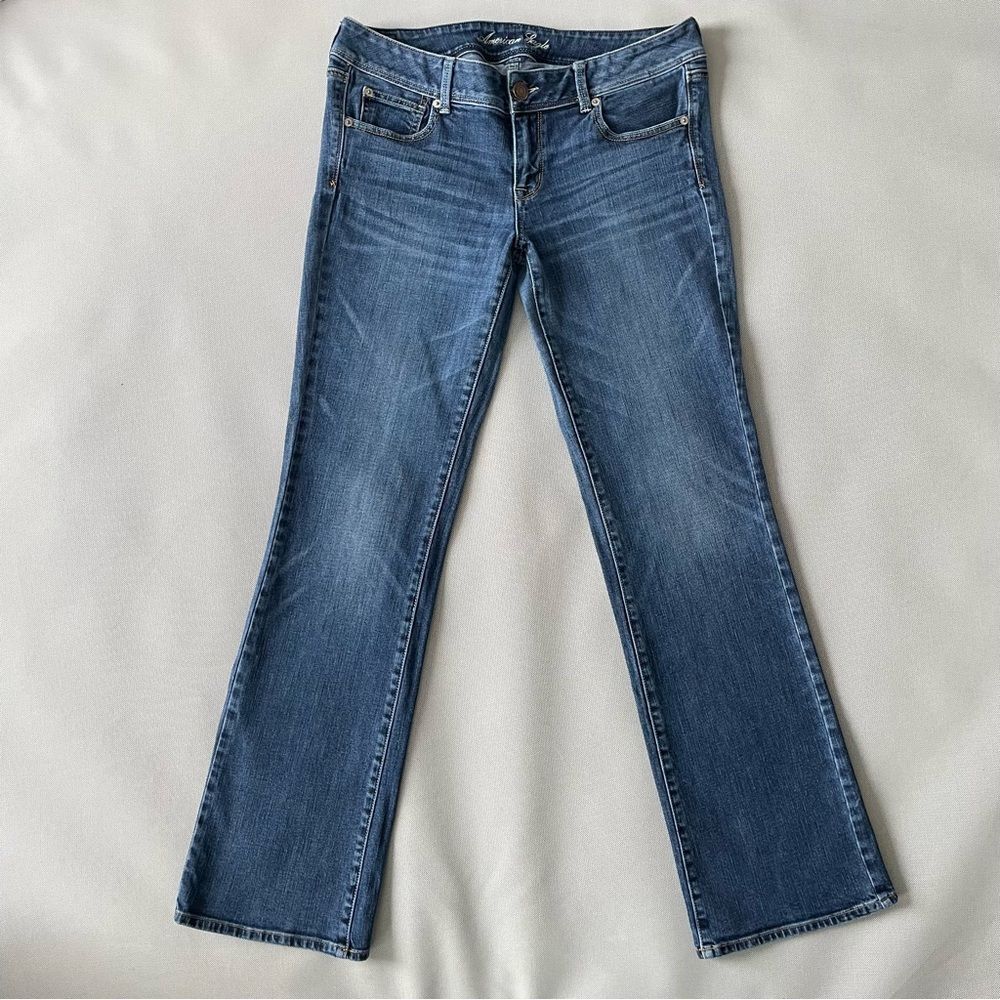 American Eagle Slim Boot Denim Boot Cut Jeans Women’s Size 12 Long